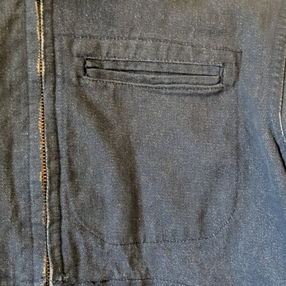 Vintage 60s work wear denim cropped jacket - Picture 6 of 11